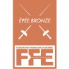 Écusson Epée bronze