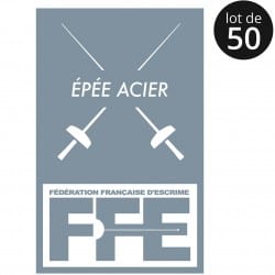 Écusson Epée acier x50