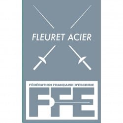 Écusson Fleuret acier
