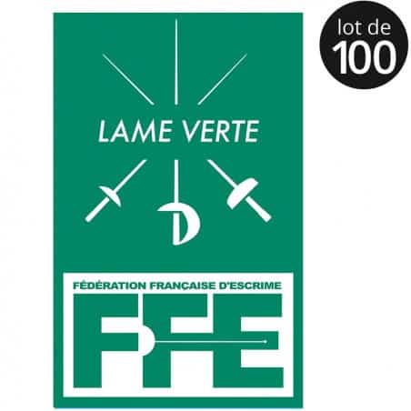 Écusson Lame verte x100