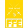 Écusson Lame jaune