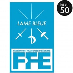 Écusson Lame bleue x50