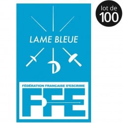 Écusson Lame bleue x100