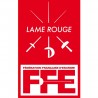 Écusson Lame rouge