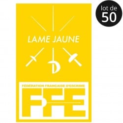 Écusson Lame jaune x50
