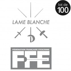 Écusson Lame blanche x100