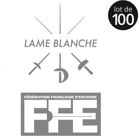 Écusson Lame blanche x100