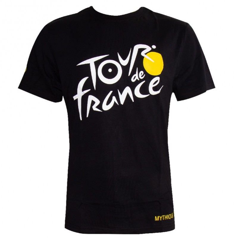 T-shirt noir logo Tour de France 2019