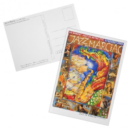 Carte postale "Affiche" Jazz in Marciac 2003
