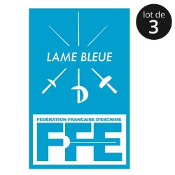 Écusson Lame bleue x3