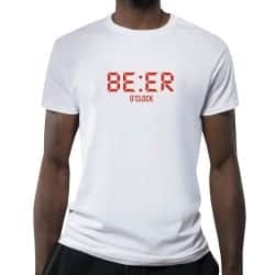 T-shirt blanc Beer time