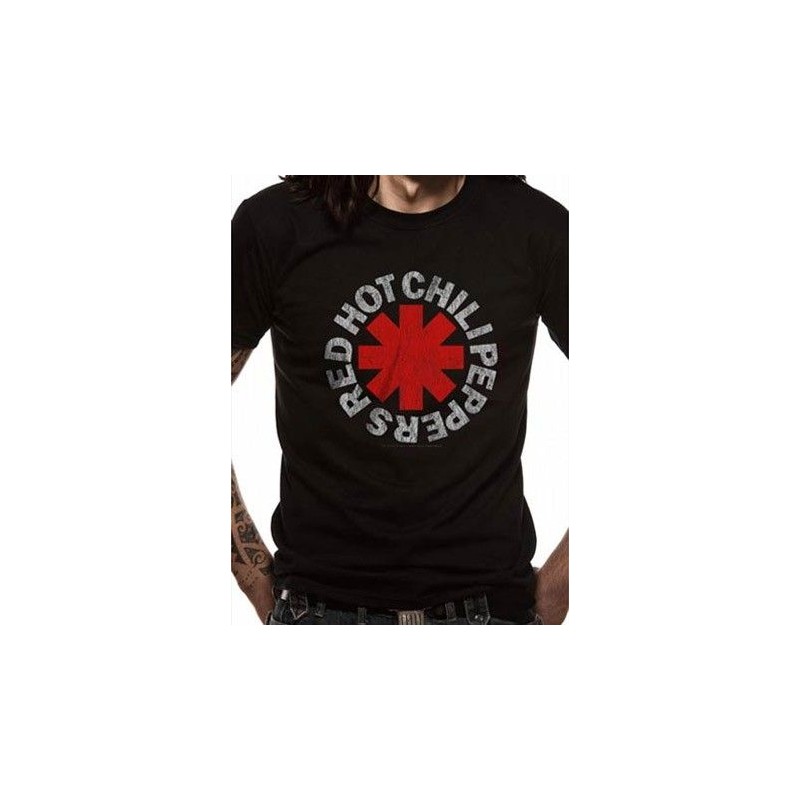 T-shirt Red Hot Chili Pepper Distressed Asterisk T-shirt Red Hot Chili Pepper Distressed Asterisk