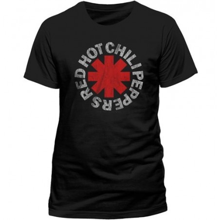 T-shirt Red Hot Chili Pepper Distressed Asterisk T-shirt Red Hot Chili Pepper Distressed Asterisk