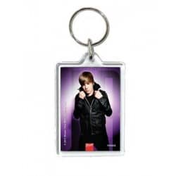 Porte-clefs acrylique Justin Bieber  purple