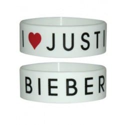 Bracelet  Justin Bieber  I heart