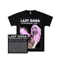 T-shirt Lady Gaga - The Monster ball tour 2010