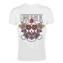 T-shirt Garorock Line Up 2016 Blanc