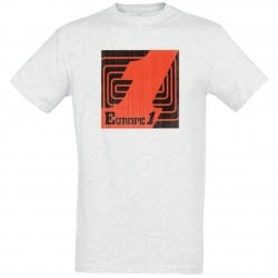 T-shirt Blanc logo Orange Europe 1