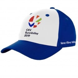 Casquette Logo Euro volley 2019 Bleu / blanc