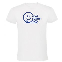 Pack de 5 T-shirts BLANC Taille M Label Ping Forme