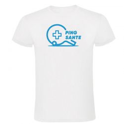 Pack de 5 T-shirts BLANC Taille M Label Ping Santé