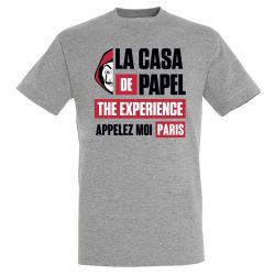 T-shirt GRIS Appelez Moi Paris