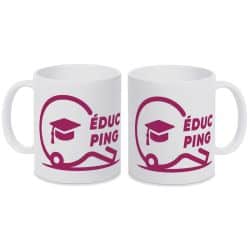 Pack de 12 Mug Label Educ Ping