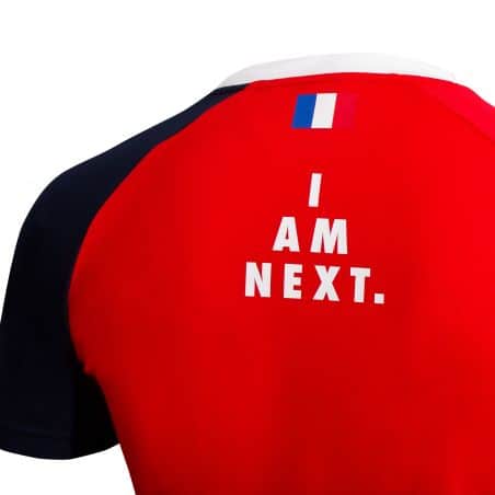 T-shirt D'entrainement Officiel ROUGE Equipe de Francre