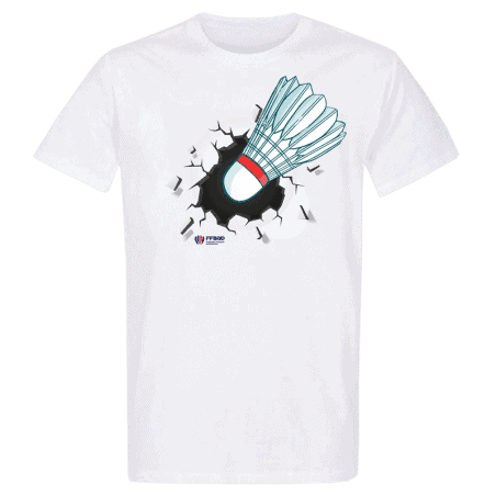 T-shirt BLANC Crash