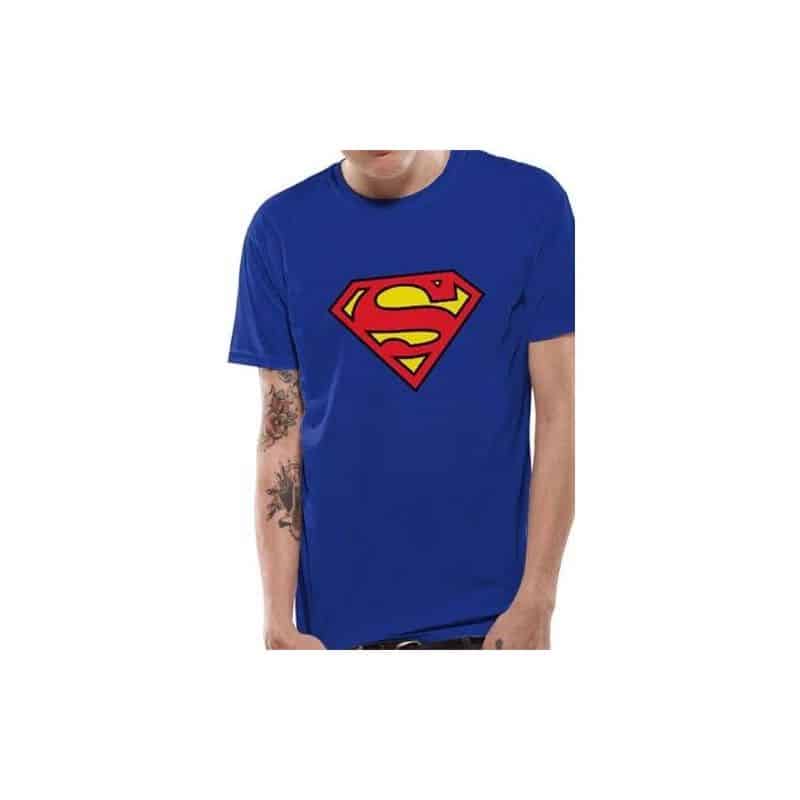 SUPERMAN - LOGO T-Shirt ROYAL BLUE