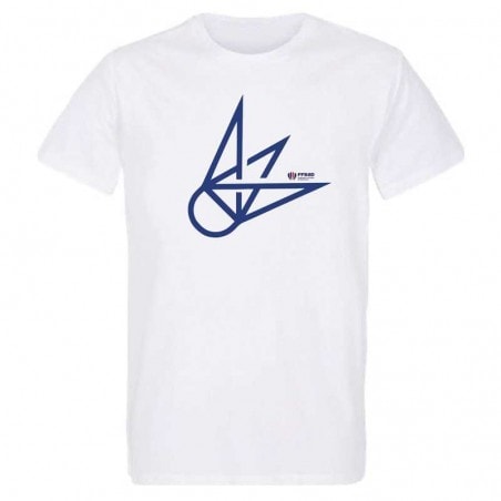 T-shirt BLANC Volant Design