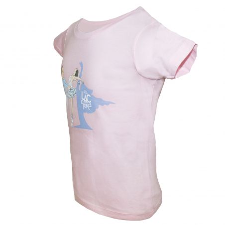 TEE SHIRT ENFANT ROSE DANSEURS