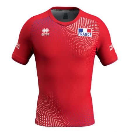 Maillot Homme ROUGE Equipe De France Volleyball 2020