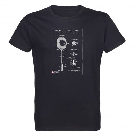 T-shirt NOIR Plan Raquette