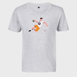 T-shirt Enfant GRIS Joueur Logo Selestat Alsace Handball
