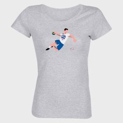 T-shirt Femme GRIS Joueur Logo Biliere Handball Pau PyreneesGRIS Handball
