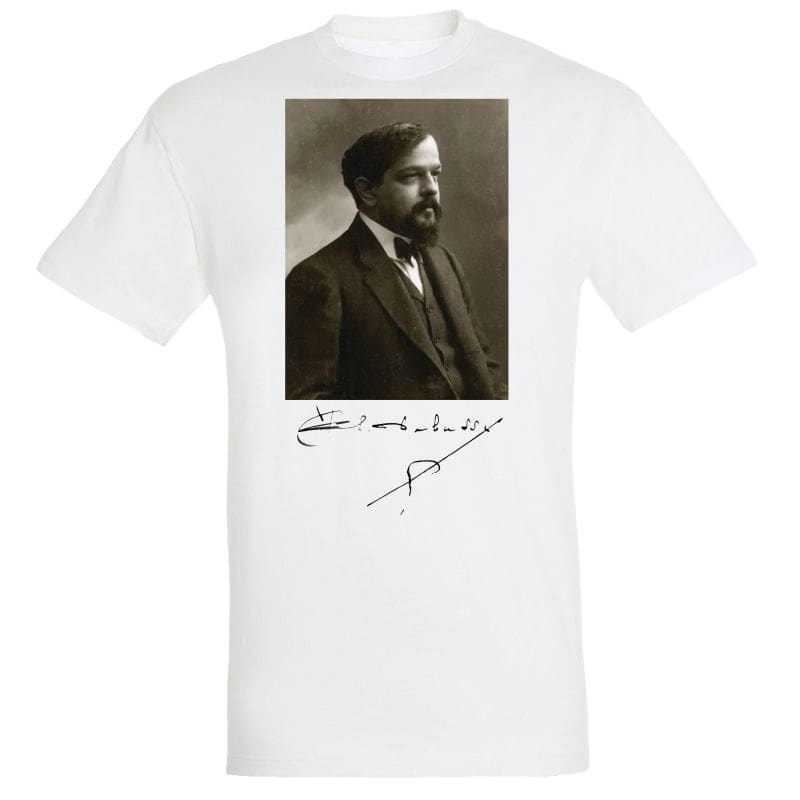 T-shirt BLANC Claude Debussy