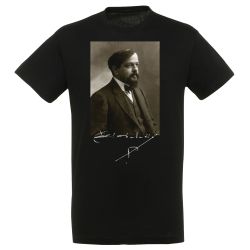 T-shirt NOIR Claude Debussy