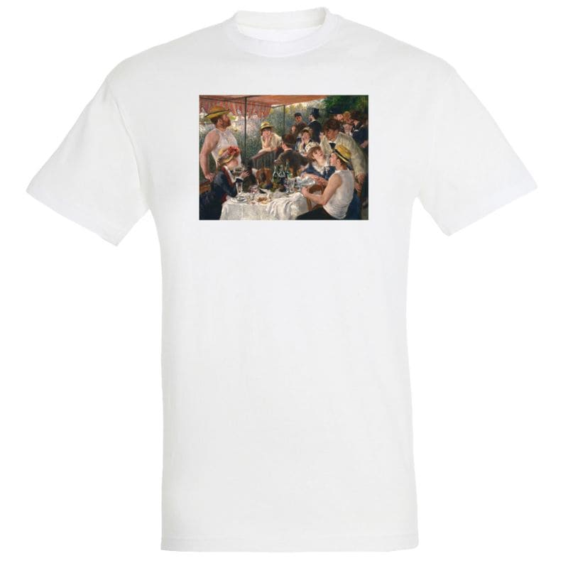 T-shirt BLANC Auguste Renoir - Le bal du moulin de la galette