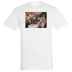T-shirt BLANC Auguste Renoir - Le dejeuner des cannotiers