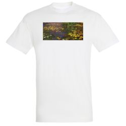 T-shirt BLANC Claude Monet - Les nympheas