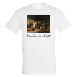 T-shirt BLANC Francisco de Goya -  Le trois mai