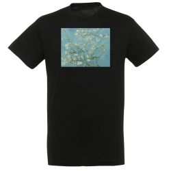 T-shirt NOIR Vincent Van gogh - Amandier en fleurs
