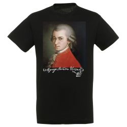 T-shirt NOIR Wolfgang Amadeus Mozart