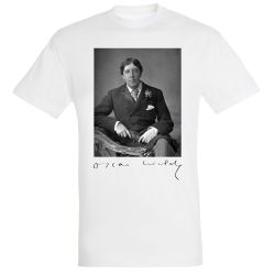 T-shirt BLANC Oscar Wilde