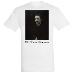 T-shirt BLANC Robert Louis Stevenson