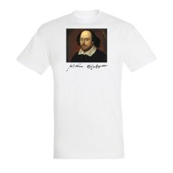 T-shirt BLANC William Shakespeare