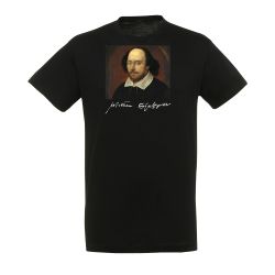 T-shirt NOIR William Shakespeare