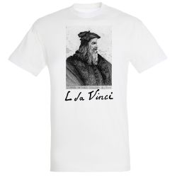 T-shirt BLANC Leonard de Vinci
