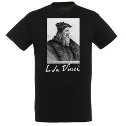 T-shirt NOIR Leonard de Vinci